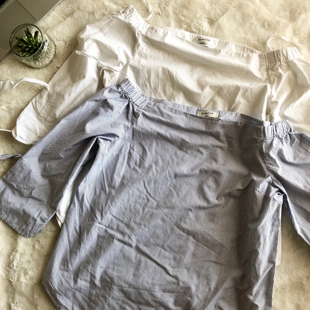 ❌ SOLD 🌟 2/$30 Babaton Malik Blouses - Picture 2 of 9